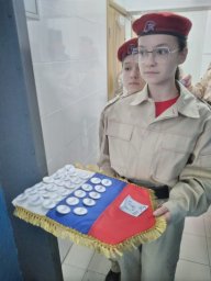 Сегодня юнармейцы отряда &laquo;Гвардеец&raquo; МБОУ СОШ №30 им. М.Л.Попович пос.Мостовского приняли участие в т